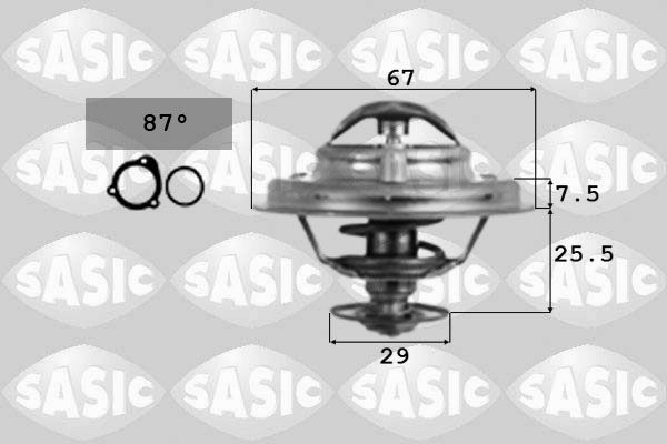 SASIC 9000162: Termostatas, aušinimo skystis