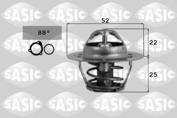 SASIC 9000185: Termostaat, Jahutusvedelik