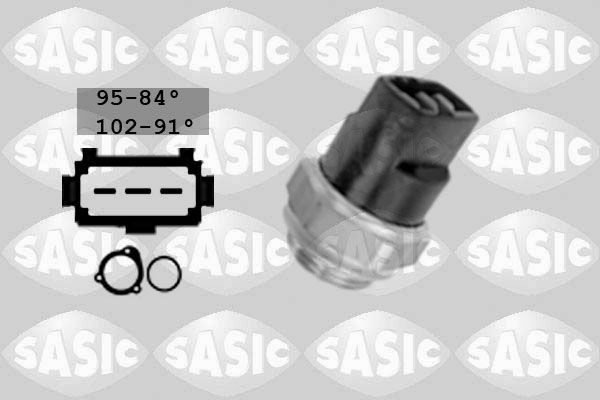 SASIC 9000208: Temperatuurilülitus, radiaatorivent.