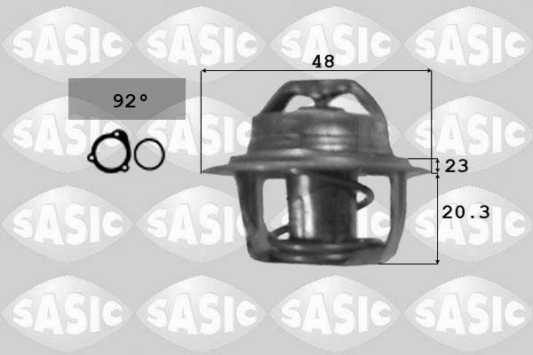 SASIC 9000295: Termostaat, Jahutusvedelik