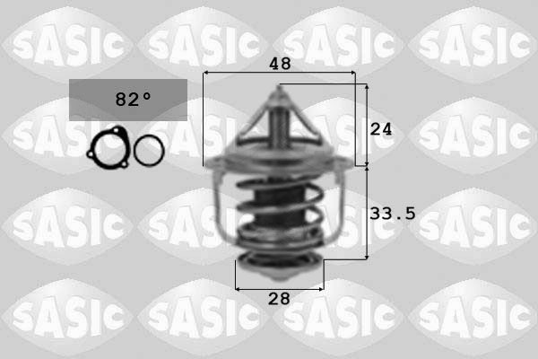 SASIC 9000317: Termostaat, Jahutusvedelik