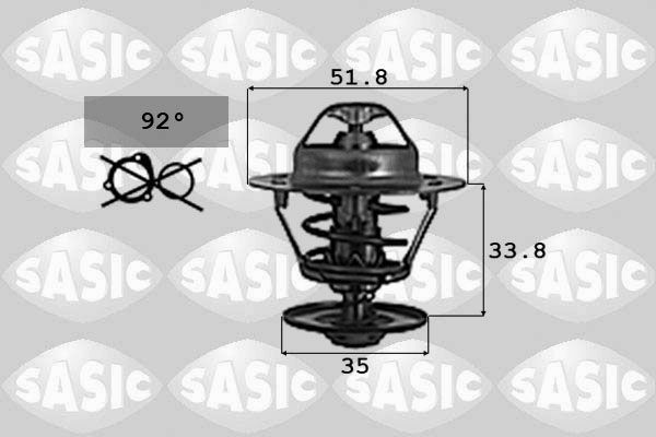 SASIC 9000713: Termostaat, Jahutusvedelik