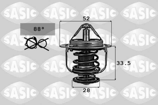 SASIC 9000715: Termostatas, aušinimo skystis