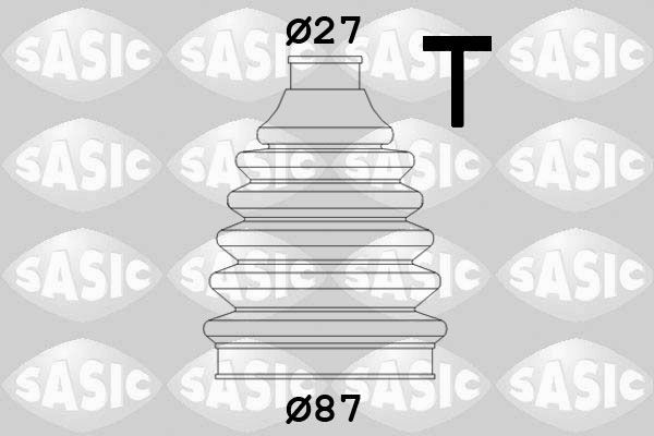 SASIC 9004639: Kaitsekummikomplekt, veovõll rattapool, Termoplast