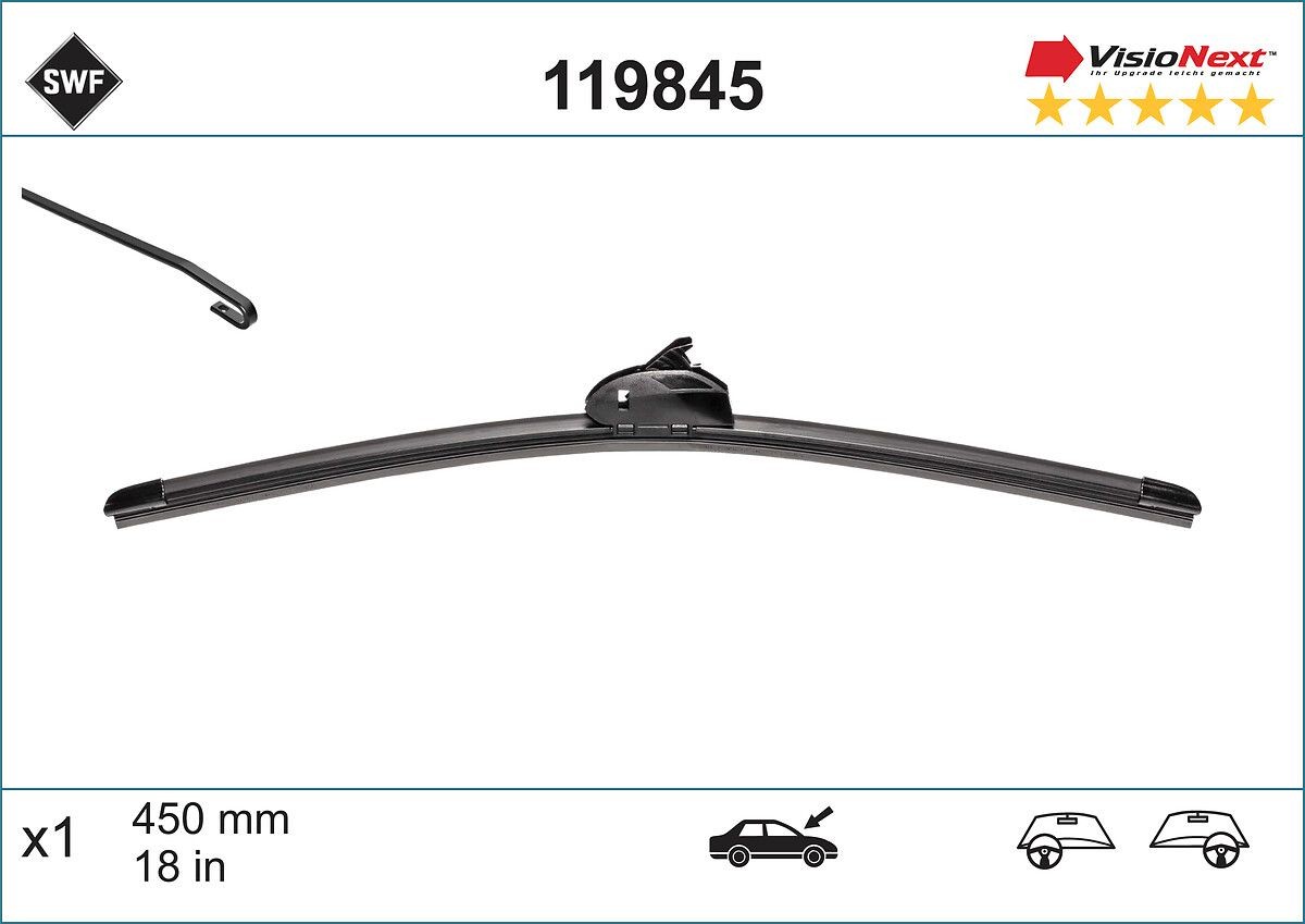SWF 119845: Klaasipuhastaja 450mm VisioNext