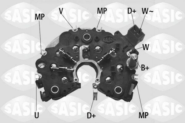 SASIC 9166007: Punte diode