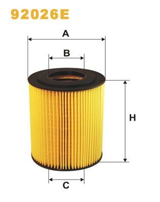 WIX FILTERS 92026E: Alyvos filtras