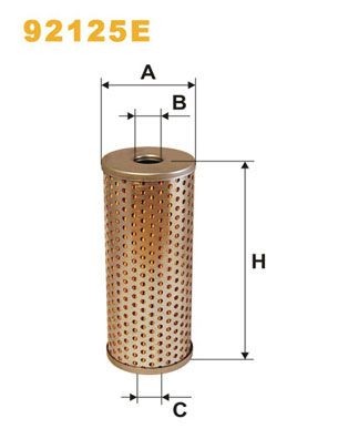 WIX FILTERS 92125E: Hüdraulikafilter, roolimine