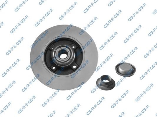 GSP 9230145K: Bromsskiva Ø: 248,7mm, full, Ø: 248,7mm, med inbyggd ABS-sensor