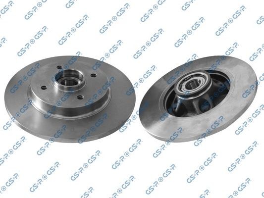 GSP 9230148: Bremseskive Ø: 267,7mm, fullt ut, Ø: 267,7mm, med integrert ABS-sensor