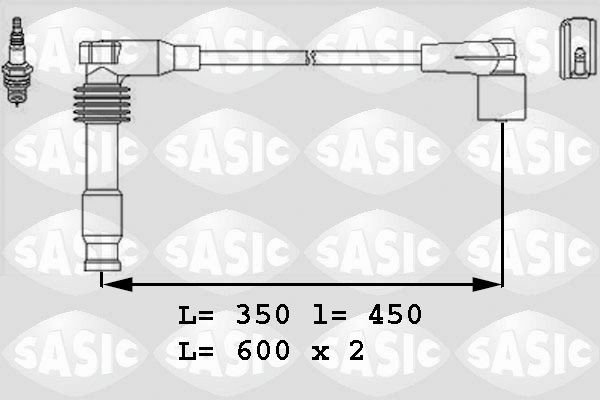 SASIC 9286027: Augstsprieguma vadu komplekts