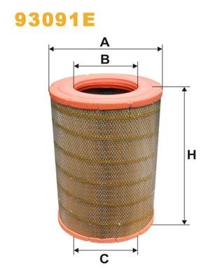 WIX FILTERS 93091E: Ilmansuodatin