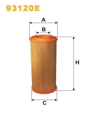 WIX FILTERS 93120E: Õhufilter