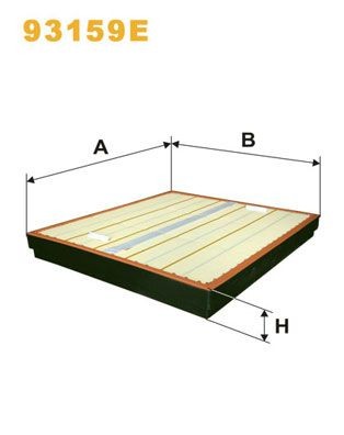 WIX FILTERS 93159E: Φίλτρο αέρα