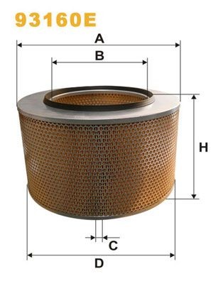 WIX FILTERS 93160E: Φίλτρο αέρα