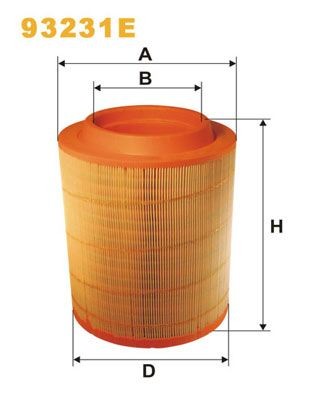 WIX FILTERS 93231E: Luchtfilter