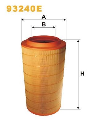 WIX FILTERS 93240E: Õhufilter