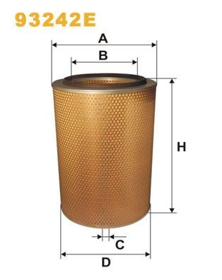 WIX FILTERS 93242E: Õhufilter