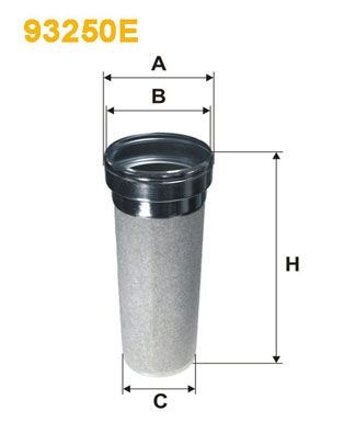 WIX FILTERS 93250E: Lisa õhufilter