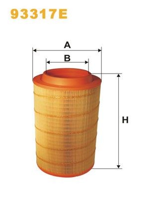 WIX FILTERS 93317E: Õhufilter