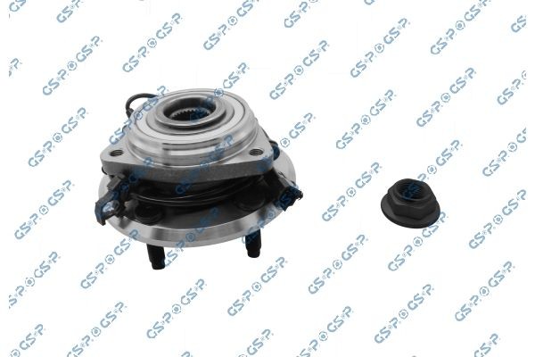 GSP 9332008K: Set rulment roata Axa fata stanga, Axa fata dreapta, cu senzor ABS integrat