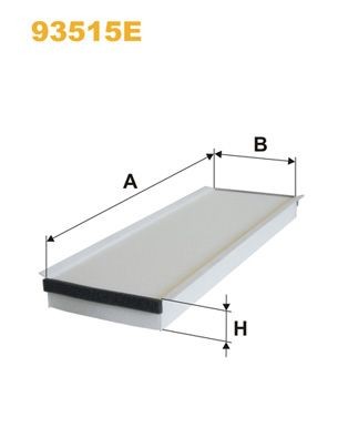 WIX FILTERS 93515E: Filter, salongiõhk Partikkelfilter