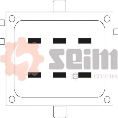 SEIM 950151: Mecanism actionare geam fata dreapta, electric, cu motor electric