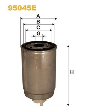 WIX FILTERS 95045E: Kütusefilter