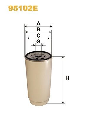 WIX FILTERS 95102E: Kütusefilter