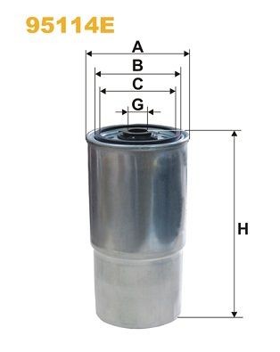 WIX FILTERS 95114E: Kütusefilter
