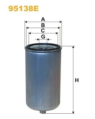 WIX FILTERS 95138E: Drivstoffilter