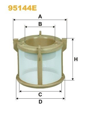WIX FILTERS 95144E: Kütusefilter