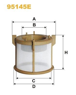 WIX FILTERS 95145E: Kütusefilter