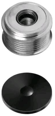 HELLA 9XU 358 038-261: Dispositivo ruota libera alternatore con calotta/coperchio
