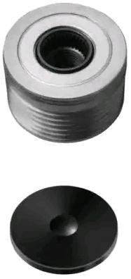 HELLA 9XU 358 038-321: Frihjulskoppling, generator med kåpa