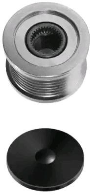 HELLA 9XU 358 038-511: Dispositivo ruota libera alternatore con calotta/coperchio