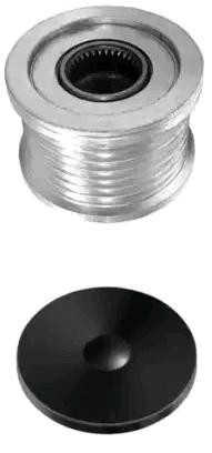 HELLA 9XU 358 038-741: Dispositivo ruota libera alternatore con calotta/coperchio