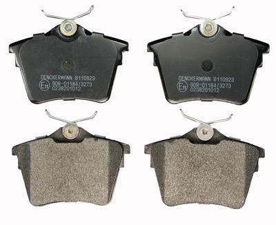 DENCKERMANN B110923: Plaquettes de frein Essieu arrière