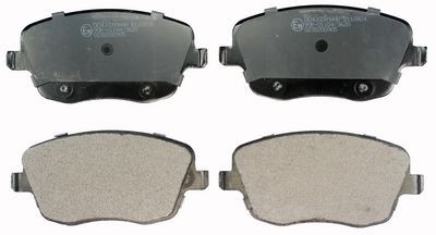 DENCKERMANN B110924: Kit pastiglie freni Assale anteriore