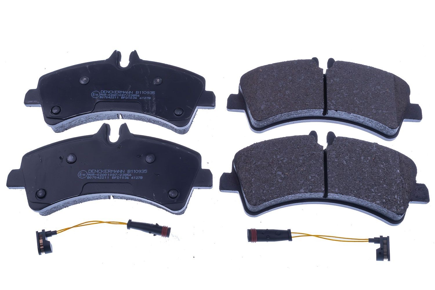 DENCKERMANN B110935: Kit pastiglie freni Assale posteriore