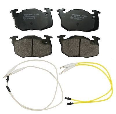 DENCKERMANN B110940: Kit pastiglie freni Assale anteriore