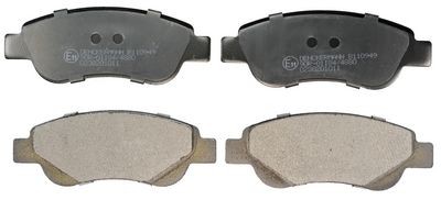 DENCKERMANN B110949: Plaquettes de frein Essieu avant