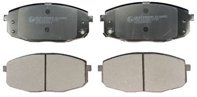 DENCKERMANN B110952: Plaquettes de frein Essieu avant
