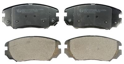 DENCKERMANN B110956: Plaquettes de frein Essieu avant