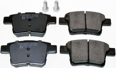 DENCKERMANN B110983: Brzdové platničky Zadna naprava