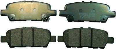 DENCKERMANN B110998: Plaquettes de frein Essieu arrière