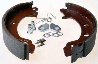 DENCKERMANN B120067: Set saboti frana puntea spate, 203,2mm