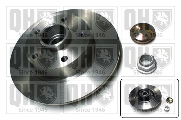QUINTON HAZELL BDC5841: Piduriketas Ø: 260mm, täis, Ø: 260mm, koos ABS-andurirõngaga, koos integreeritud magnetilise anduriga