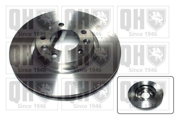 QUINTON HAZELL BDC5987: Piduriketas Ø: 283mm, õhutusega, Ø: 283mm