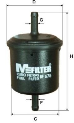 MFILTER BF 675: Filtru combustibil